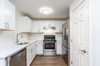 Stainless steel appliances in select homes
